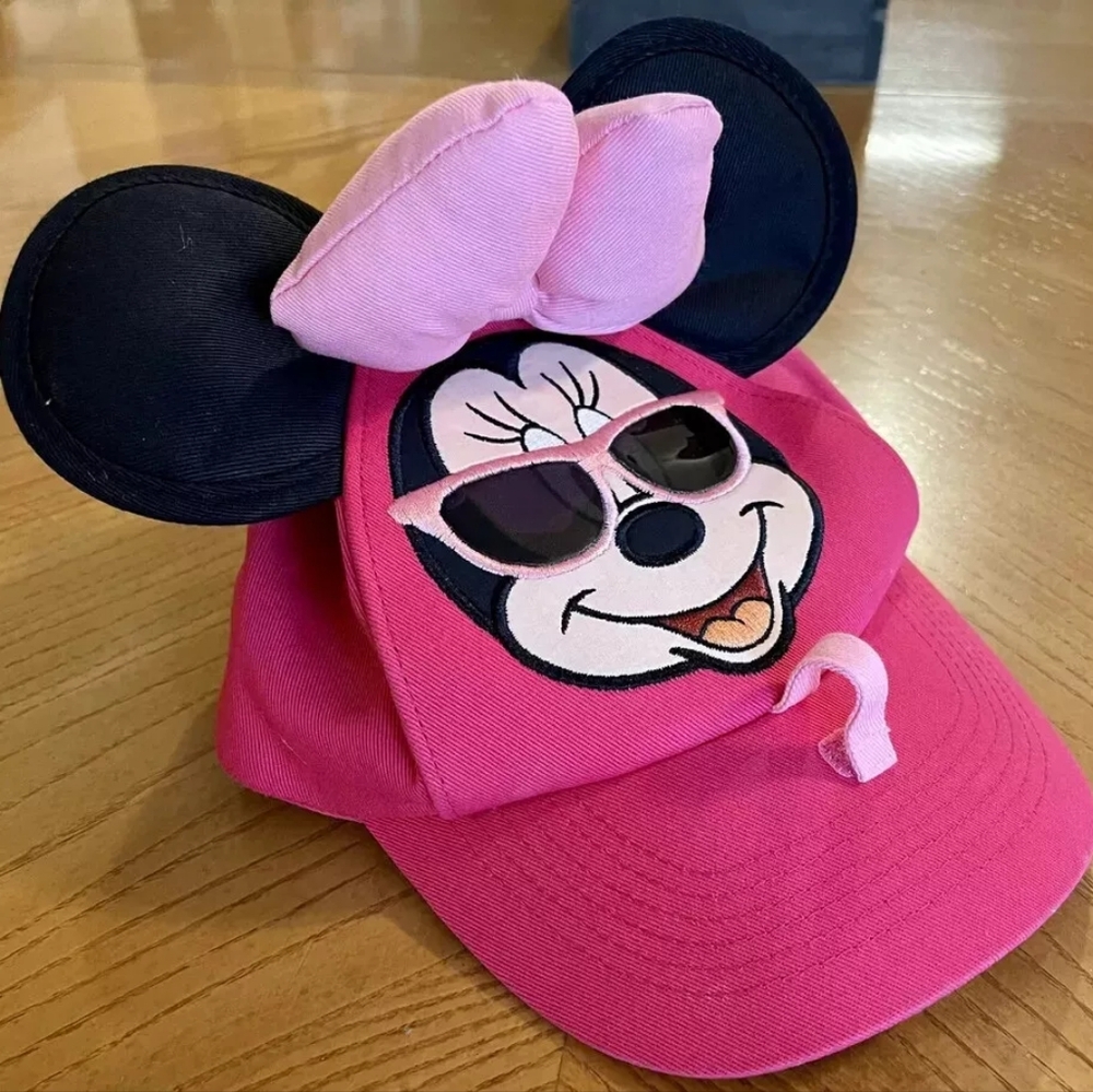 Disney World Toddler Girls Minnie Mouse Baseball Cap Hat